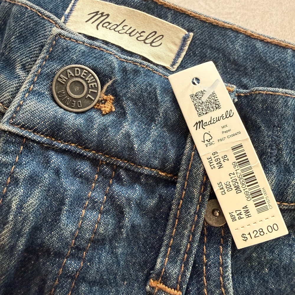 NWT Madewell Women's The Perfect Vintage Jeans - Picture 2 of 10